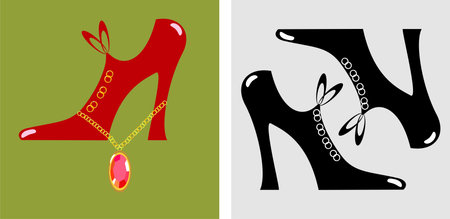 Model  Shoesのイラスト素材