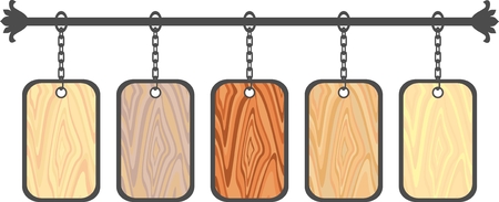 wooden sign     のイラスト素材