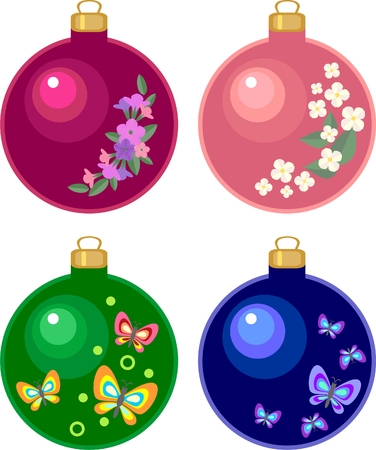 Christmas balls   のイラスト素材