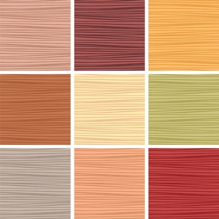 boards from different wood のイラスト素材
