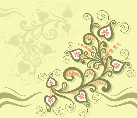 floral background のイラスト素材