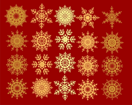 snowflakeのイラスト素材