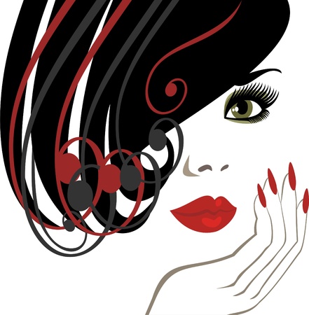 haircutのイラスト素材