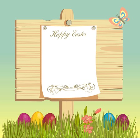 happy easterのイラスト素材