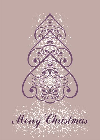 xmas treeのイラスト素材