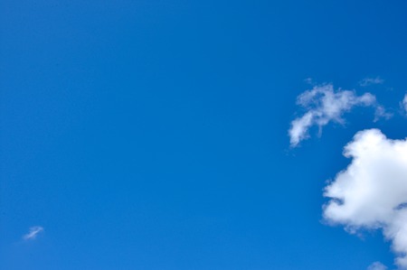 blue Sky Blackgroundの写真素材