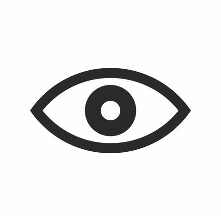 Eye look vision icon vectorのイラスト素材
