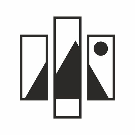 Painting Frame Icon vectorのイラスト素材