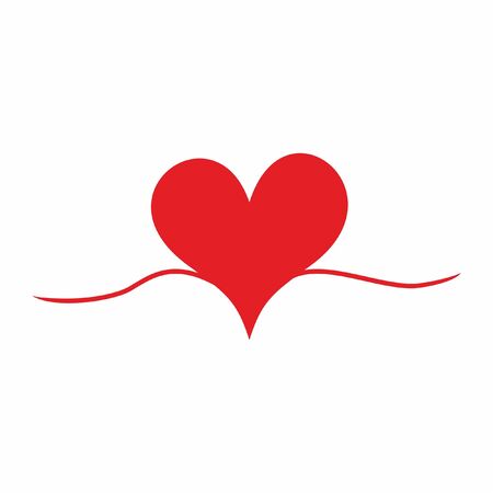 Heart love icon vectorのイラスト素材