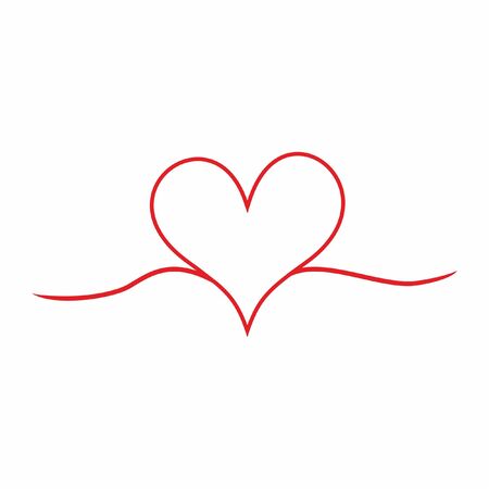 Heart love icon vectorのイラスト素材