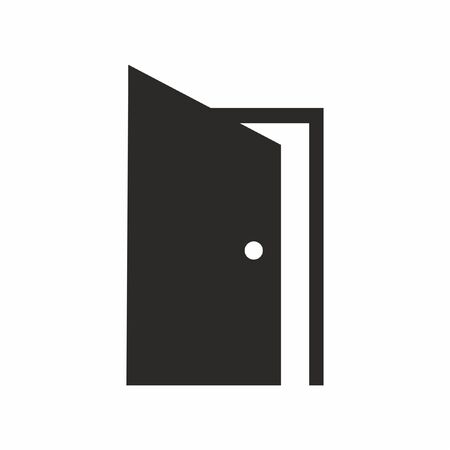Door simple design icon vectorのイラスト素材