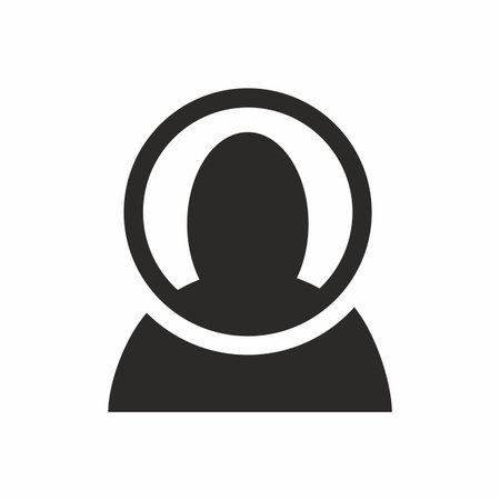 Facial Recognition Scan Icon Vectorのイラスト素材