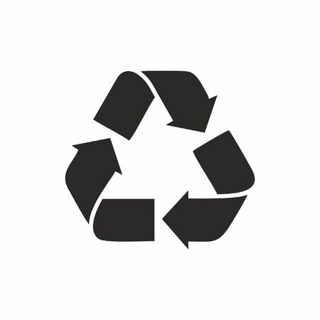 Recycle icon vector for app, web designのイラスト素材