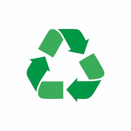 Recycle icon vector for app, web designのイラスト素材