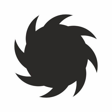 Black hole vector icon for app, web designのイラスト素材