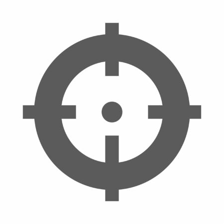 Target focus web icon. vectorのイラスト素材