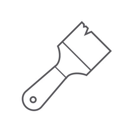 Paint Brush icon flat style vectorのイラスト素材