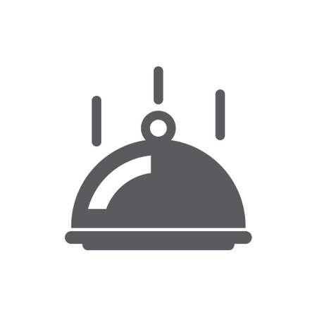 Restaurant cafe icon flat style vector illustrationのイラスト素材