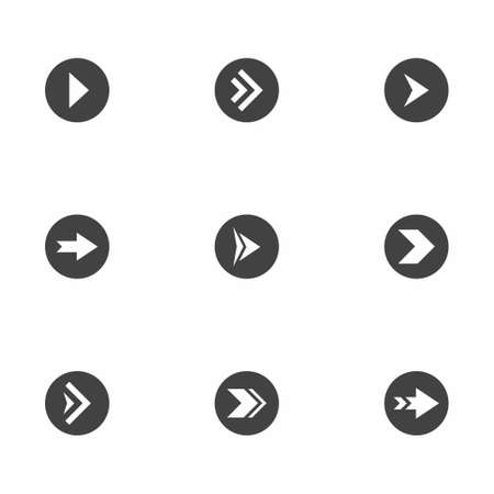 Arrow icon set vectorのイラスト素材
