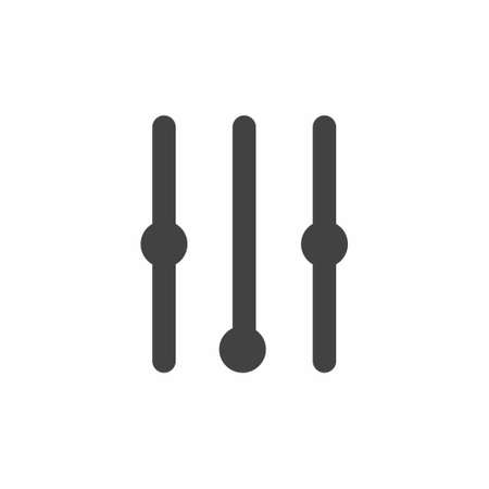 Music mixer icon flat style vector illustrationのイラスト素材