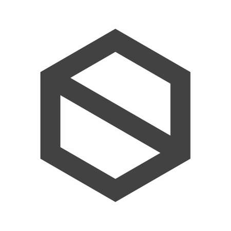 Geometric banner for logo vector iconのイラスト素材