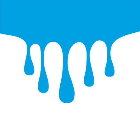 Milk splash blue background vector illustrationのイラスト素材
