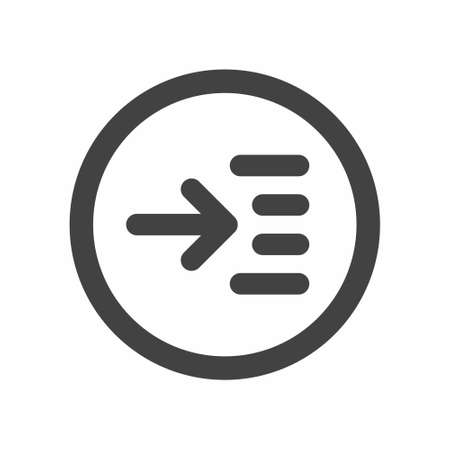 Read more icon flat style vector illustrationのイラスト素材