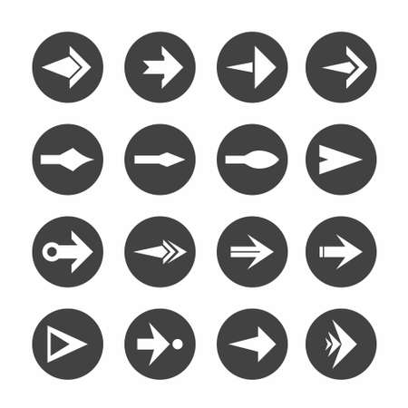 Arrow icon set vectorのイラスト素材