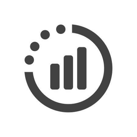 Business progress icon vector illustrationのイラスト素材