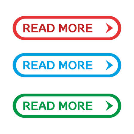 Read more icon flat style vector illustrationのイラスト素材