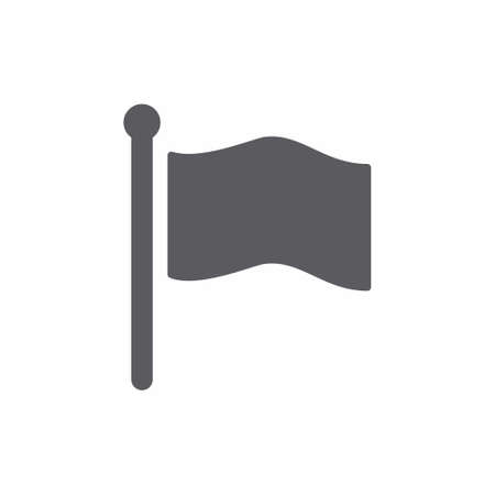 Flag icon flat style vectorのイラスト素材