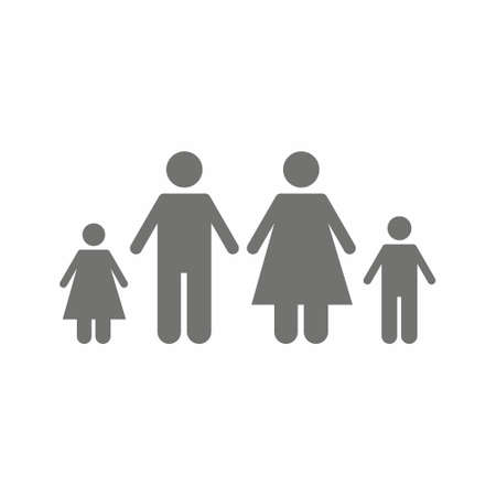 Family icon vectorのイラスト素材