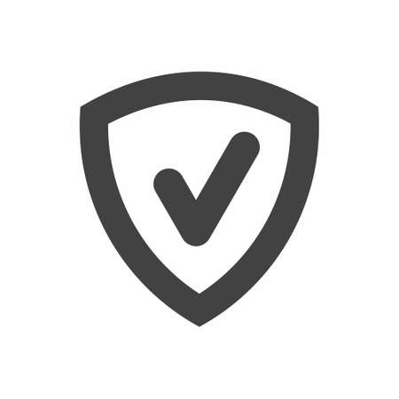 Shield logo icon vectorのイラスト素材