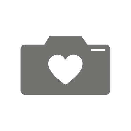 Photo love icon vectorのイラスト素材
