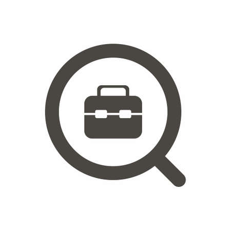 Job search icon vectorのイラスト素材