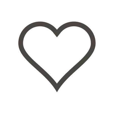 Heart logo icon vectorのイラスト素材