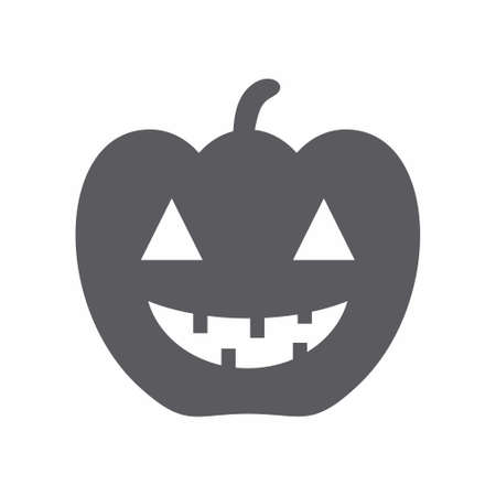 Happy halloween icon flat style vector illustrationのイラスト素材