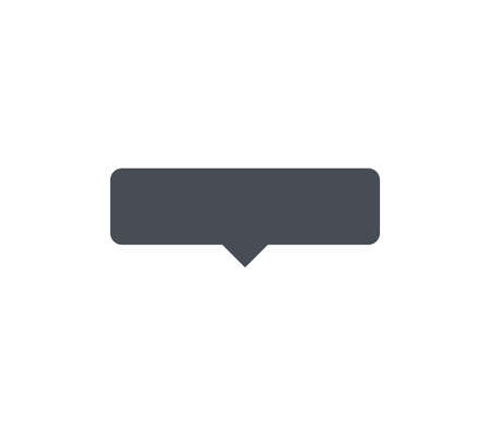 chat icon flat style vector illustrationのイラスト素材