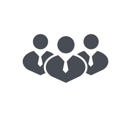 People business group icon flat style vector illustrationのイラスト素材