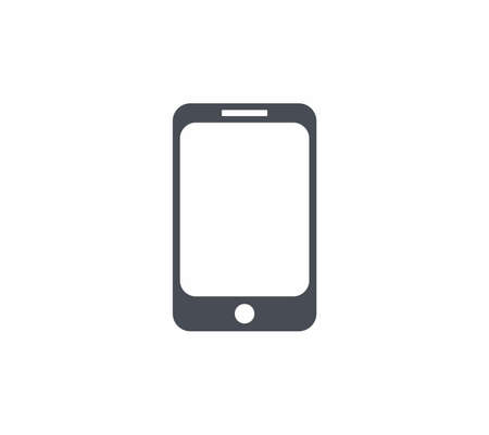 Mobile icon flat style vector illustrationのイラスト素材