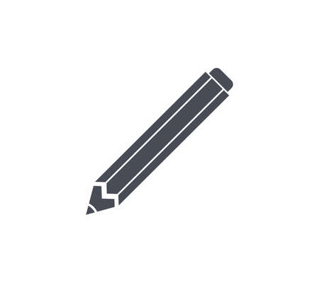 Pen icon flat style vector illustrationのイラスト素材