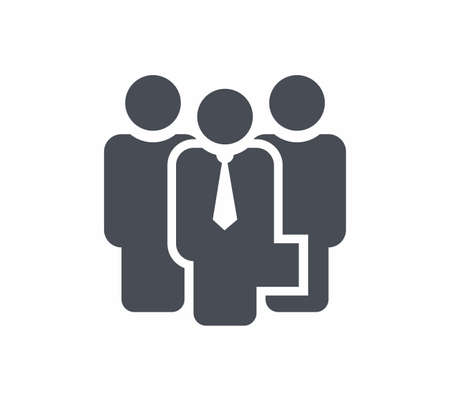 People business group icon flat style vector illustrationのイラスト素材