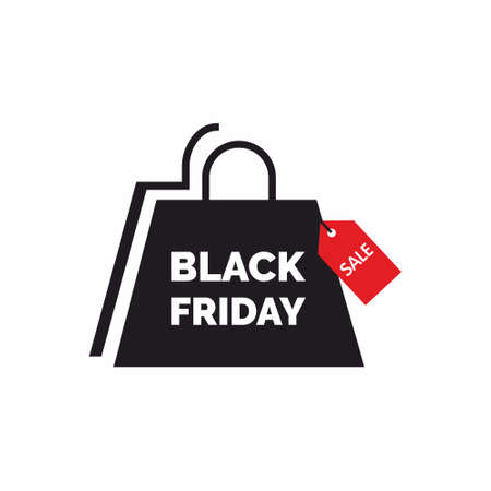 Black friday sale banner vector illustrationのイラスト素材