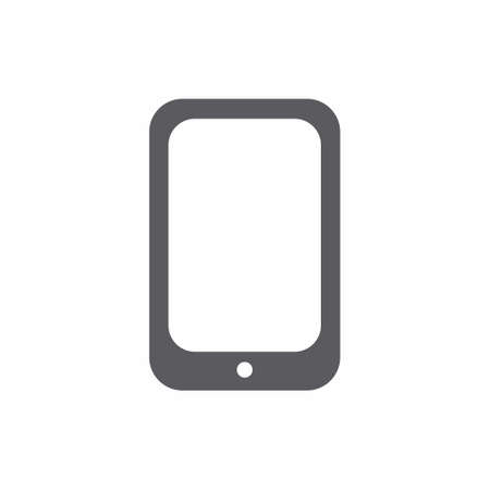 Mobile phone icon flat style vector illustrationのイラスト素材