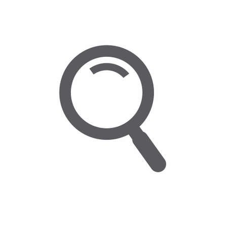 Search Loop icon flat style vector illustrationのイラスト素材