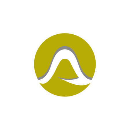 Letter A  vector illustration on white backgroundのイラスト素材
