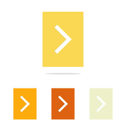 Arrow icon set isolated on white background vector illustrationのイラスト素材