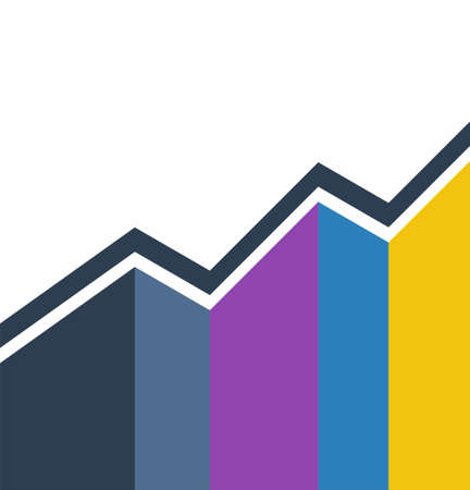Analytical background vector illustrationのイラスト素材