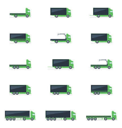 Industrial Special Machine icon set on white background vector illustrationのイラスト素材