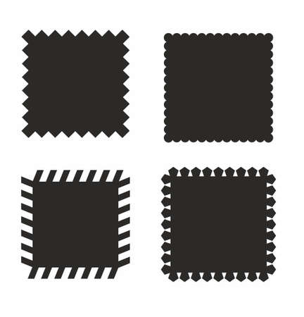 Sale label icon set on white background vector illustrationのイラスト素材